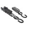 Keeper Keeper 1.25 in. W X 8 ft. L Black/Gray Tie Down w/Ratchet 800 lb 4 pk 47308 - alternate 3